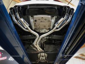aFe Power Performance Parts & Installation | 1350 Offroad - aFe MACH Force-Xp 3-in to 2-1/2-in Stainless Steel Axle-Back Exhaust System Polished - 49-36427-P - Image 2