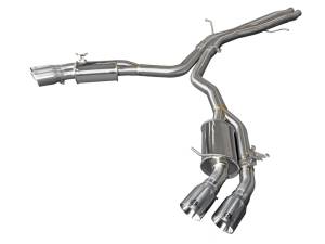 aFe Power Performance Parts & Installation | 1350 Offroad - aFe MACH Force-Xp 3-in to 2-1/2-in Stainless Steel Axle-Back Exhaust System Polished - 49-36427-P - Image 3