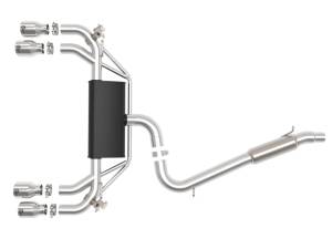 aFe Power Performance Parts & Installation | 1350 Offroad - aFe MACH Force-Xp 3-in to 2-1/2-in Stainless Steel Cat-Back Exhaust System Polished - 49-36430-P - Image 5