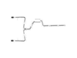 aFe Power Performance Parts & Installation | 1350 Offroad - aFe MACH Force-Xp 3-in to 2-1/2-in Stainless Steel Cat-Back Exhaust System Carbon - 49-36432-C - Image 5