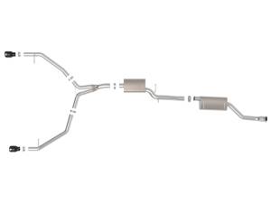 aFe Power Performance Parts & Installation | 1350 Offroad - aFe MACH Force-Xp 3 to 2-1/2-in Stainless Steel Cat-Back Exhaust with Black Tip - 49-36438-B - Image 6