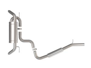 aFe Power Performance Parts & Installation | 1350 Offroad - aFe MACH Force-Xp 2-1/2-in Stainless Steel Cat-Back Exhaust System with Resonator - 49-36444-1 - Image 4