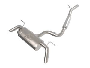 aFe Power Performance Parts & Installation | 1350 Offroad - aFe MACH Force-Xp 2-1/2-in Stainless Steel Cat-Back Exhaust System with Resonator - 49-36444-1 - Image 3