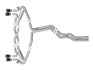 aFe Power Performance Parts & Installation | 1350 Offroad - aFe MACH Force-Xp 3-in to 2-1/2-in Stainless Steel Cat-Back Exhaust System Black - 49-36448-B - Image 5