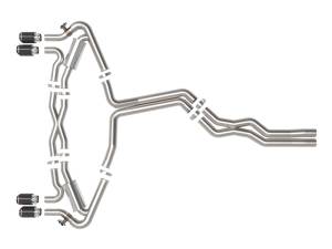 aFe Power Performance Parts & Installation | 1350 Offroad - aFe MACH Force-Xp 3-in to 2-1/2-in Stainless Steel Cat-Back Exhaust System Carbon - 49-36448-C - Image 5