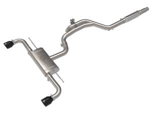 aFe Power Performance Parts & Installation | 1350 Offroad - aFe Gemini XV 3-in to 2-1/2-in 304 Stainless Steel Cat-Back Exhaust with Cut-Out Black - 49-36451-B - Image 4