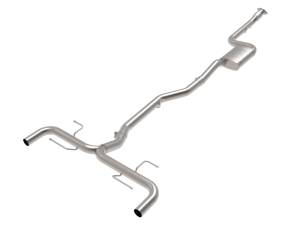 aFe Power Performance Parts & Installation | 1350 Offroad - aFe MACH Force-Xp 2-in to 2-1/2-in Stainless Steel Cat-Back Exhaust System Alfa Romeo Giulia 17-26 L4-2.0L (t) - 49-36903 - Image 2