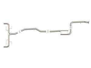 aFe Power Performance Parts & Installation | 1350 Offroad - aFe MACH Force-Xp 2-in to 2-1/2-in Stainless Steel Cat-Back Exhaust System Alfa Romeo Giulia 17-26 L4-2.0L (t) - 49-36903 - Image 5