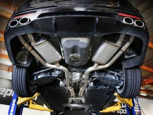 aFe Power Performance Parts & Installation | 1350 Offroad - aFe Gemini XV 3-in to 2-1/2 304 Stainless Steel Cat-Back Exhaust System with Cut-Out - 49-37034 - Image 2