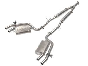 aFe Power Performance Parts & Installation | 1350 Offroad - aFe Gemini XV 3-in to 2-1/2 304 Stainless Steel Cat-Back Exhaust System with Cut-Out - 49-37034 - Image 4