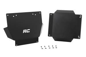 Rough Country Lift Kits & Suspension | 1350 Offroad - Rough Country Skid Plate, Gloss Black, Differential Skid Plate, Hardware - 10919 - Image 1