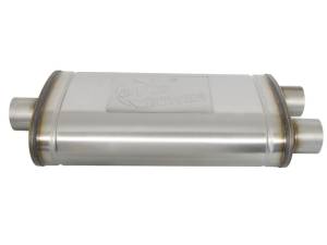 aFe Power Performance Parts & Installation | 1350 Offroad - aFe MACH Force-Xp 304 Stainless Steel Muffler 3-in Inlet (Center) / 3-in Outlet (Dual) x 22-in L - 49M30015 - Image 3