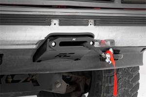Rough Country Lift Kits & Suspension | 1350 Offroad - Rough Country Winch Mounting Plate, Hidden, Front, Black Carbon Powder Coating - 11008 - Image 1