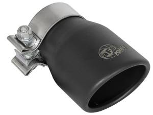 aFe Power Performance Parts & Installation | 1350 Offroad - aFe MACH Force-Xp 409 Stainless Steel Clamp-on Exhaust Tip Black 2-1/2-in Inlet x 3-1/2-in Outlet x 6-in L - 49T25354-B06 - Image 2