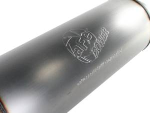 aFe Power Performance Parts & Installation | 1350 Offroad - aFe MACH Force-Xp 409 Stainless Steel Muffler 5in ID Inlet & Outlet, 30in Length, 8in Diameter - 49-91012 - Image 3