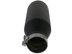 aFe Power Performance Parts & Installation | 1350 Offroad - aFe MACH Force-Xp 409 Stainless Steel Clamp-on Exhaust Tip Black 4-in Inlet x 7-in Outlet x 18-in L - 49-92023-B - Image 3