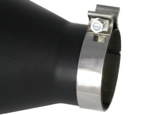 aFe Power Performance Parts & Installation | 1350 Offroad - aFe MACH Force-Xp 409 Stainless Steel Clamp-on Exhaust Tip Black 4-in Inlet x 7-in Outlet x 18-in L - 49T40701-B18 - Image 5