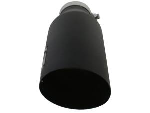 aFe Power Performance Parts & Installation | 1350 Offroad - aFe MACH Force-Xp 409 Stainless Steel Clamp-on Exhaust Tip Black 4-in Inlet x 7-in Outlet x 18-in L - 49T40701-B18 - Image 8