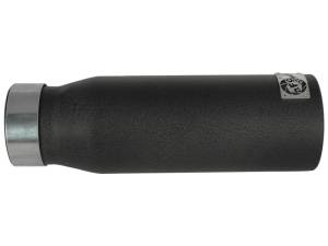 aFe Power Performance Parts & Installation | 1350 Offroad - aFe MACH Force-Xp 409 Stainless Steel Clamp-on Exhaust Tip Black 3-in Inlet x 4-in Outlet x 12-in L - 49-92043-B - Image 3