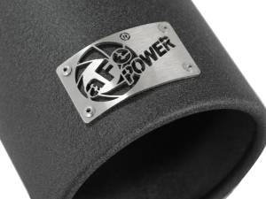 aFe Power Performance Parts & Installation | 1350 Offroad - aFe MACH Force-Xp 409 Stainless Steel Clamp-on Exhaust Tip Black 3-in Inlet x 4-in Outlet x 12-in L - 49-92043-B - Image 4