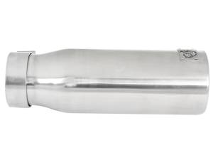 aFe Power Performance Parts & Installation | 1350 Offroad - aFe MACH Force-Xp 304 Stainless Steel Clamp-on Exhaust Tip Polished 3-in Inlet x 4-in Outlet x 12-in L - 49-92043-P - Image 3