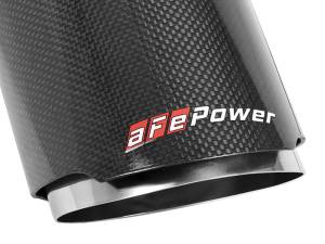 aFe Power Performance Parts & Installation | 1350 Offroad - aFe MACH Force-Xp 4-1/2-in Carbon Fiber OE Replacement Exhaust Tips - 49C32068-C - Image 6
