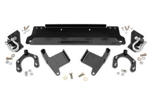 Rough Country Lift Kits & Suspension | 1350 Offroad - Rough Country Winch Mounting Plate, for Factory Bumper, D-Rings, Hardware - 1173 - Image 1
