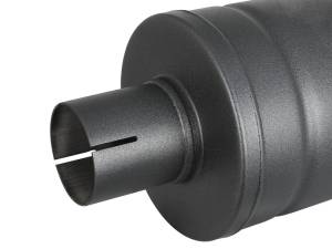 aFe Power Performance Parts & Installation | 1350 Offroad - aFe MACH Force-Xp 409 Stainless Steel Muffler Black 2-1/2-in ID Inlet & Outlet Center/Center 14-in L x 6-in Dia - 49M00007-B - Image 2