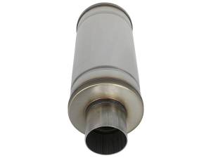 aFe Power Performance Parts & Installation | 1350 Offroad - aFe MACH Force-Xp 409 Stainless Steel Muffler 3-in ID Center/Center x 6-in Dia. x 14-in L - Round Body - 49M00012 - Image 4