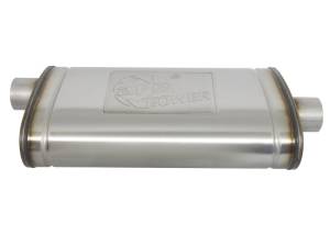 aFe Power Performance Parts & Installation | 1350 Offroad - aFe MACH Force-Xp 409 Stainless Steel Muffler 3-in ID Center/Offset x 11-in W x 5-in H x 22-in L - Oval Body - 49M00016 - Image 4