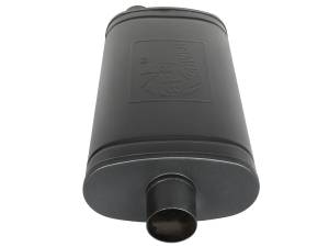 aFe Power Performance Parts & Installation | 1350 Offroad - aFe MACH Force-Xp 409 Stainless Steel Muffler Black 3-in ID Center/Offset x 22-in L - Oval Body - 49M00016-B - Image 5