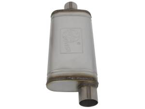 aFe Power Performance Parts & Installation | 1350 Offroad - aFe MACH Force-Xp 409 Stainless Steel Muffler 3-in ID Center/Offset x 9-in W x 4-in H x 18-in L- Oval Body - 49M00020 - Image 4