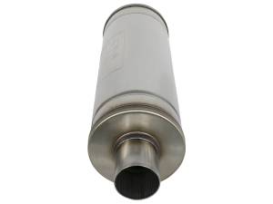 aFe Power Performance Parts & Installation | 1350 Offroad - aFe MACH Force-Xp 409 Stainless Steel Muffler 2-1/2-in ID Center/Center 18-in L x 6-in Dia - Round Body - 49M00021 - Image 4