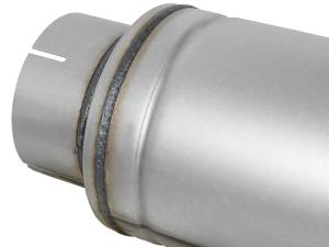 aFe Power Performance Parts & Installation | 1350 Offroad - aFe ATLAS Aluminized Steel Muffler 5-in ID Center/Center x 7-in Dia. x 24-in L - Round Body - 49M00023 - Image 3