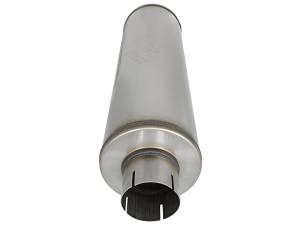 aFe Power Performance Parts & Installation | 1350 Offroad - aFe MACH Force-Xp 409 Stainless Steel Muffler 3-1/2-in ID Center/Center x 7-in Dia. x 24-in L - Round Body - 49M00024 - Image 3