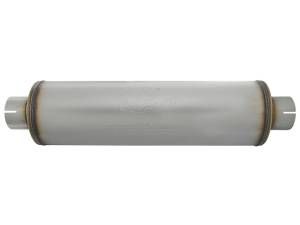 aFe Power Performance Parts & Installation | 1350 Offroad - aFe MACH Force-Xp 409 Stainless Steel Muffler 3-1/2-in ID Center/Center x 7-in Dia. x 24-in L - Round Body - 49M00024 - Image 5