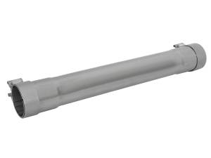aFe Power Performance Parts & Installation | 1350 Offroad - aFe MACH Force-Xp 2-1/2-in 409 Stainless Steel Muffler Delete Pipe 2-1/2-in ID Inlet/Outlet x 14-in Body x 20-in Overall Length - 49M00035 - Image 1