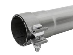 aFe Power Performance Parts & Installation | 1350 Offroad - aFe MACH Force-Xp 2-1/2-in 409 Stainless Steel Muffler Delete Pipe 2-1/2-in ID Inlet/Outlet x 14-in Body x 20-in Overall Length - 49M00035 - Image 4