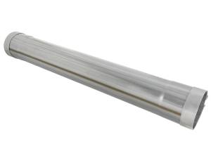 aFe Power Performance Parts & Installation | 1350 Offroad - aFe SATURN 4S Stainless Steel Muffler Delete Pipe 4-in ID Inlet/Outlet x 24-in Body x 30-in Overall Length - 49M00039 - Image 1