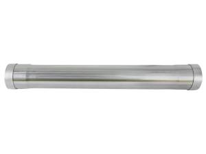 aFe Power Performance Parts & Installation | 1350 Offroad - aFe SATURN 4S Stainless Steel Muffler Delete Pipe 4-in ID Inlet/Outlet x 24-in Body x 30-in Overall Length - 49M00039 - Image 3