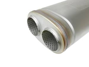 aFe Power Performance Parts & Installation | 1350 Offroad - aFe MACH Force-Xp 409 Stainless Steel Muffler 3-in Dual Inlet/Dual Outlet 5-in H x 8-in W x 18-in L - 49M00055 - Image 3