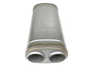 aFe Power Performance Parts & Installation | 1350 Offroad - aFe MACH Force-Xp 409 Stainless Steel Muffler 3-in Dual Inlet/Dual Outlet 5-in H x 8-in W x 18-in L - 49M00055 - Image 2