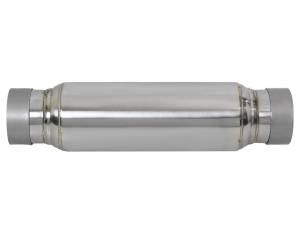 aFe Power Performance Parts & Installation | 1350 Offroad - aFe MACH Force-Xp 304 Stainless Steel Resonator 3-in Inlet/Outlet x 4-in Dia. x 12-in Body x 16-in Overall Length - 49M10001 - Image 4