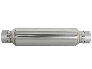 aFe Power Performance Parts & Installation | 1350 Offroad - aFe MACH Force-Xp 304 Stainless Steel Resonator 2-1/2-in Inlet/Outlet x 4-in Dia. x 15-in Body x 19-in Overall Length - 49M10002 - Image 4