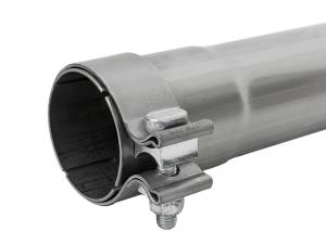 aFe Power Performance Parts & Installation | 1350 Offroad - aFe MACH Force-Xp 304 Stainless Steel Resonator Delete Pipe 3-in Inlet/Outlet x 3-in Dia. x 16-in Overall Length with Clamps - 49M10007 - Image 4