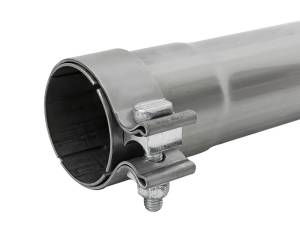 aFe Power Performance Parts & Installation | 1350 Offroad - aFe MACH Force-Xp 304 Stainless Steel Resonator Delete Pipe 3-in Inlet/Outlet x 3-in Dia. x 19-in Overall Length with Clamps - 49M10010 - Image 2