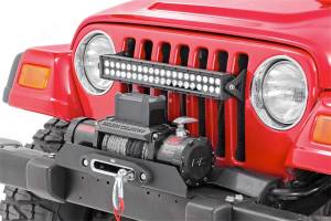 Rough Country Lift Kits & Suspension | 1350 Offroad - Rough Country Winch Mounting Plate, for Factory Bumper, Steel - 1189 - Image 2