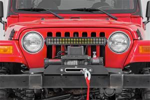Rough Country Lift Kits & Suspension | 1350 Offroad - Rough Country Winch Mounting Plate, for Factory Bumper, Steel - 1189 - Image 3
