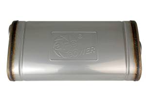 aFe Power Performance Parts & Installation | 1350 Offroad - aFe MACH Force-Xp 304 Stainless Steel Muffler 2-1/2-in ID Center/Offset x 9-in W x 4-in H x 18-in L - Oval Body - 49M30019 - Image 4
