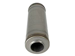 aFe Power Performance Parts & Installation | 1350 Offroad - aFe MACH Force-Xp 304 Stainless Steel Muffler 2-1/2-in ID Center/Center x 9-in Dia. x 14-in L - Round Body - 49M30045 - Image 2